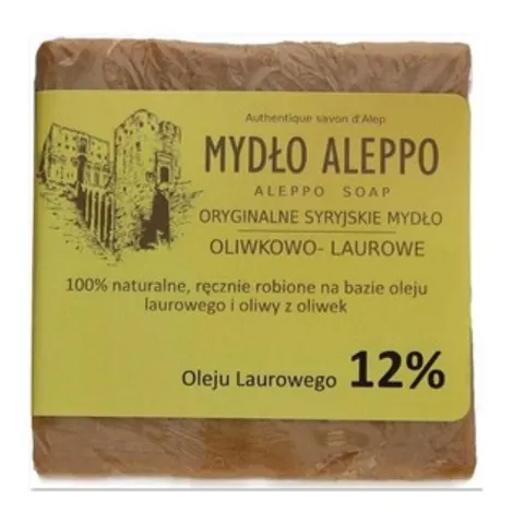 BIOMIKA MYDŁO W KOSTCE 190G ALEPPO 12% OLEJU LAUROWEGO