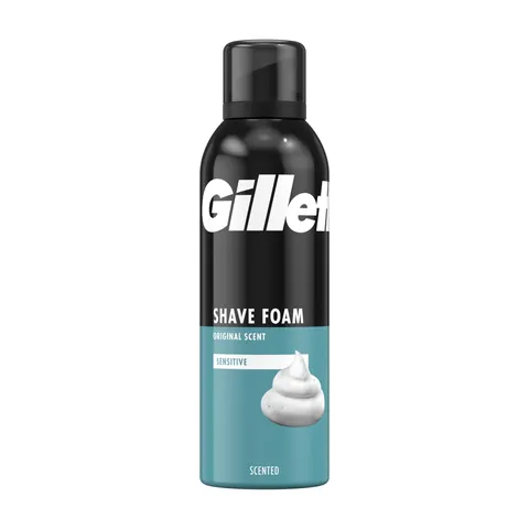GILLETTE PIANKA DO GOLENIA 200ML SENSITIVE