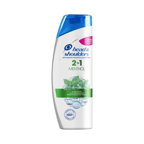 HEAD&SHOLDERS SZAMPON DO WŁOSÓW 360ML 2IN1 MENTHOL