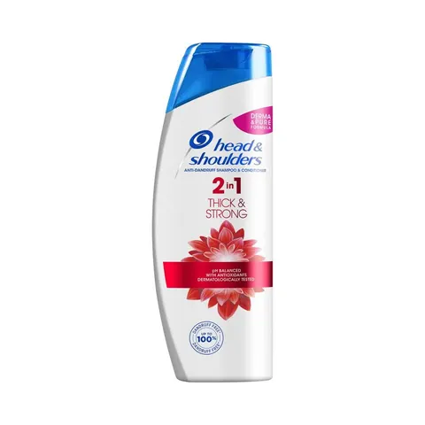 HEAD&SHOLDERS SZAMPON DO WŁOSÓW 360ML 2IN1 THICK&STRONG