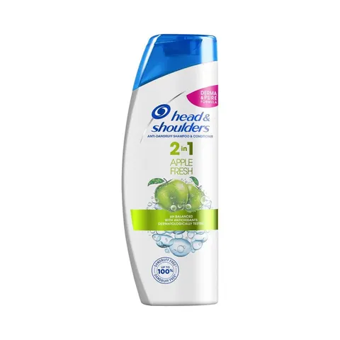 HEAD&SHOLDERS SZAMPON DO WŁOSÓW 360ML 2IN1 APPLE FRESH