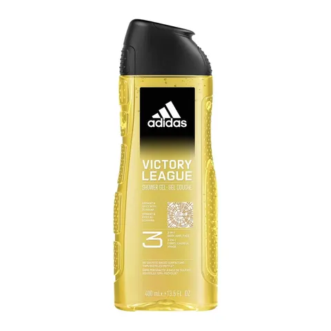 ADIDAS MEN VICTORY LEAGUE ŻEL POD PRYSZNIC 400ML 3 IN 1 VIBRANT&SPICY WITH GUARANA