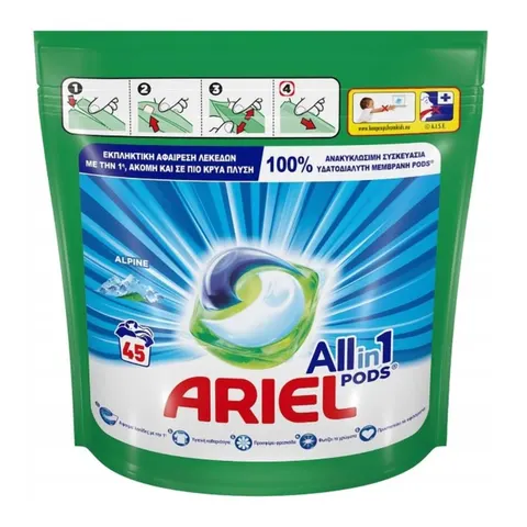 ARIEL KAPSUŁKI DO PRANIA 40 SZT. ALPINE