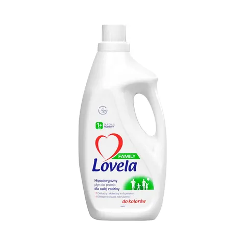 LOVELA FAMILY PŁYN DO PRANIA 1.85L KOLOR
