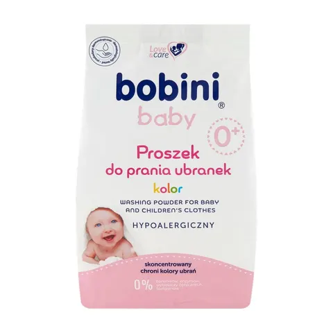 BOBINI BABY PROSZEK DO PRANIA UBRANEK 1.2KG KOLOR