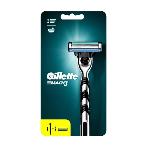 GILLETTE MASZYNKA DO GOLENIA MACH3 + 2 WKŁADY