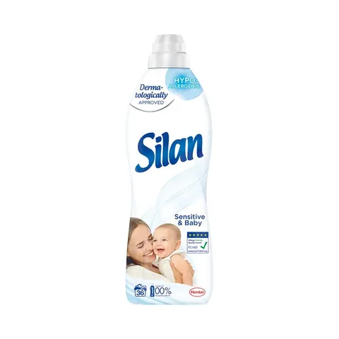 SILAN PŁYN DO PŁUKANIA 900ML 36 SZT. SENSITIVE&BABY