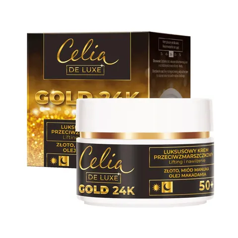 CELIA DE LUXE GOLD 24K 50+ KREM DO TWARZY 50ML