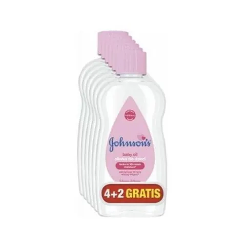 J&J BABY ZESTAW OLIWKA 200ML PINK 4+2