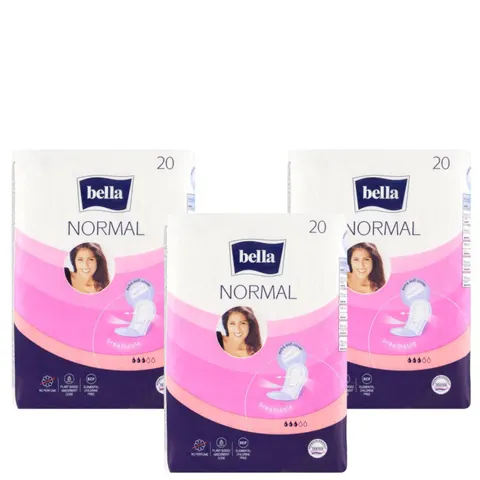 BELLA Podpaski NORMAL A20, pakiet 3 opakowań