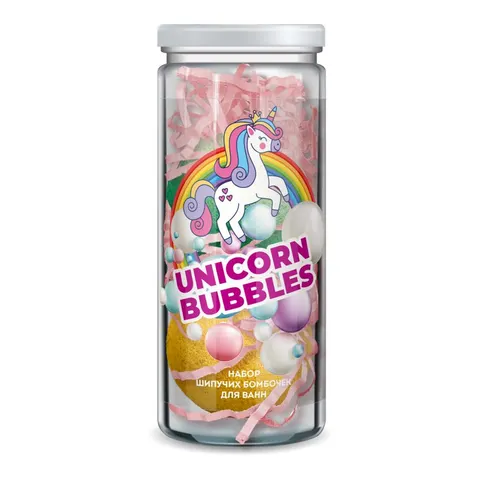 UNICORN ZESTAW PREZENTOWY KULA DO KĄPIELI 110GX2 BUBBLES