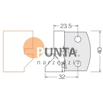 Dimar nóż prof. HM 084 40 symbol: D3308442