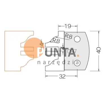 Dimar nóż prof. HM 097 40 symbol: D3309742