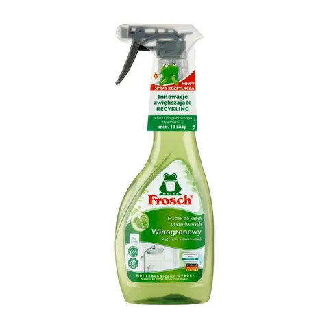 FROSCH SPRAY DO CZYSZCZENIA 500ML KABINY PRYSZNICOWE WINOGRONA