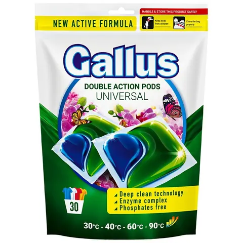 GALLUS KAPSUŁKI DO PRANIA 30P UNIVERSAL