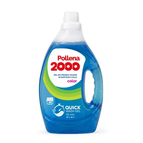 POLLENA 2000 Żel do prania w krótkim cyklu COLOR 49 prań, 1,96 l