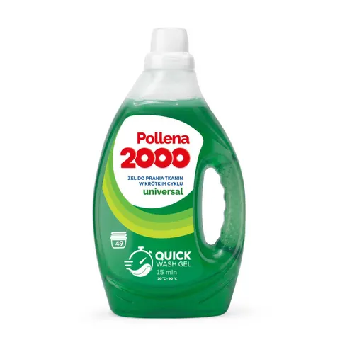 POLLENA 2000 Żel do prania w krótkim cyklu UNIVERSAL 49 prań, 1,96 l