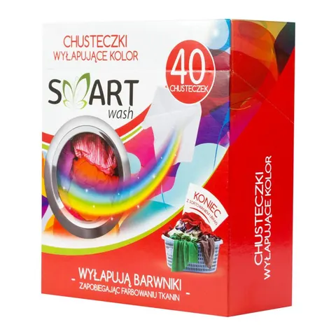 SMART WASH CHUSTECZKI DO PRANIA 40 SZT. WYŁAPUJĄCE KOLOR