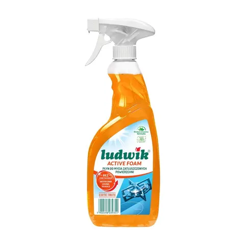 LUDWIK SPRAY DO CZYSZCZENIA 600ML POWIERZCHNIE TŁUSTE EXOTIC FRUITS