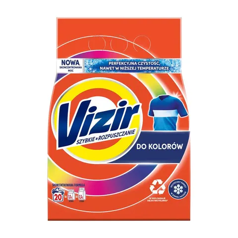 VIZIR PROSZEK DO PRANIA 20P 1.1KG KOLOR