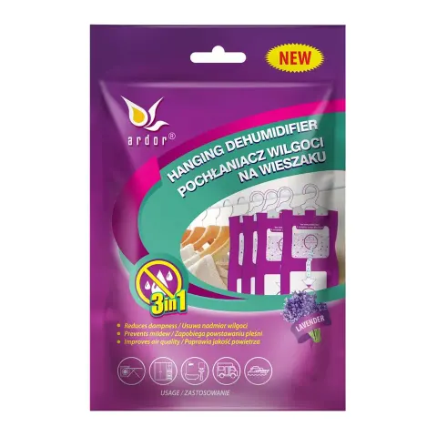 GEM POCHŁANIACZ WILGOCI NA WIESZAKU 250ML LAWENDA