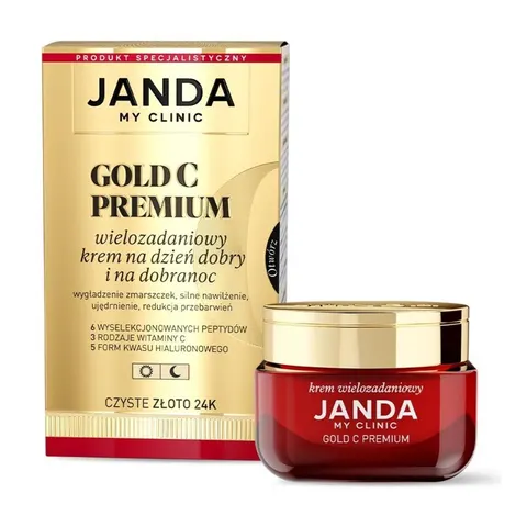 JANDA GOLD C PREMIUM KREM DO TWARZY 50ML WIELOZADANIOWY