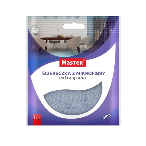 MASTER ŚCIERKA MIKROFIBRA DUŻA GREY