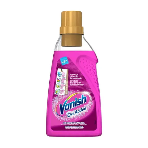 VANISH ODPLAMIACZ W ŻELU 750ML OXI ACTION PINK