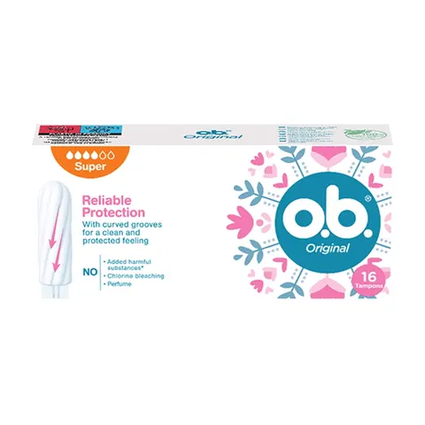 OB ORIGINAL TAMPONY 16 SZT. SUPER