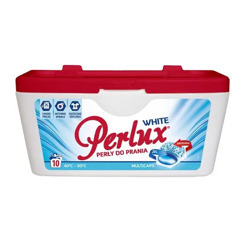PERLUX KAPSUŁKI DO PRANIA PERŁY 10 SZT. WHITE BOX