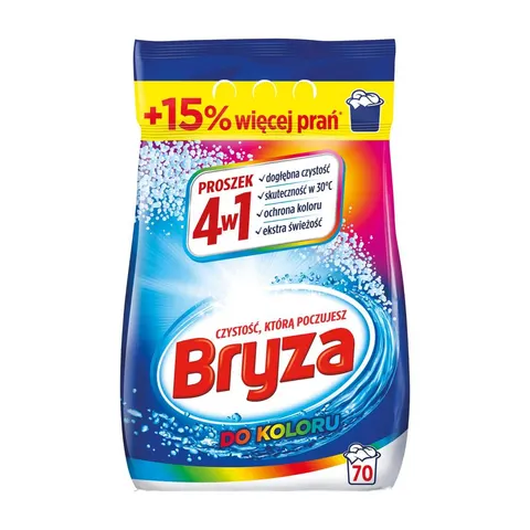 BRYZA 4W1 PROSZEK DO PRANIA 70P 4.55KG KOLOR