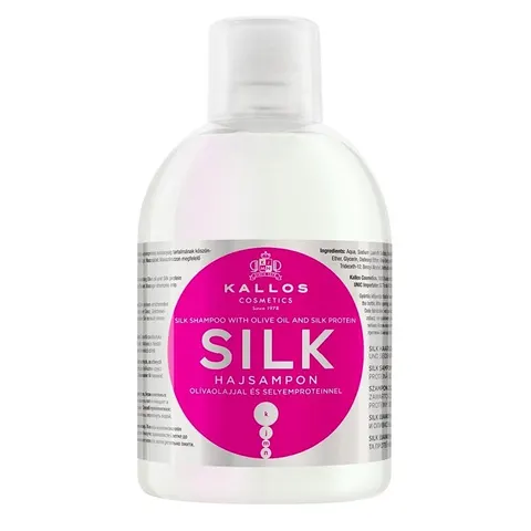 Kallos silk szampon do włosów z jedwabiem, 1000ml
