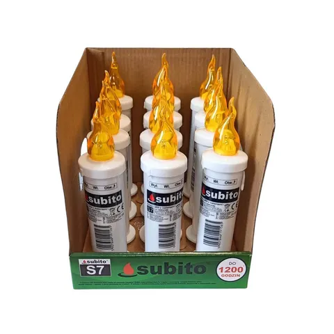 SUBITO WKŁAD LED S7 12 SZT. ŻÓŁTY 5907646194009