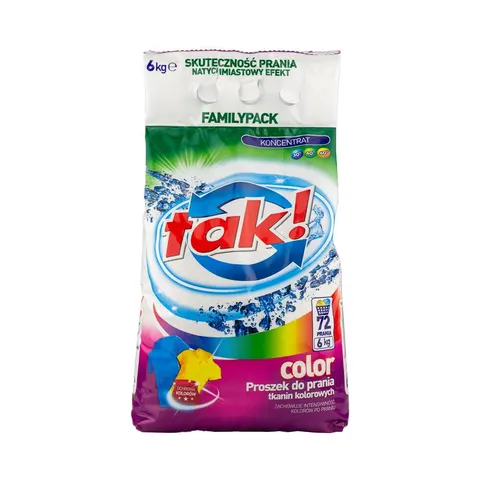TAK PROSZEK DO PRANIA 6.0KG COLOR