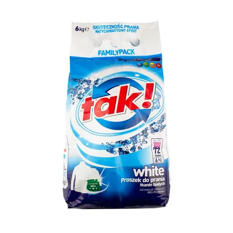 TAK PROSZEK DO PRANIA 6.0KG WHITE