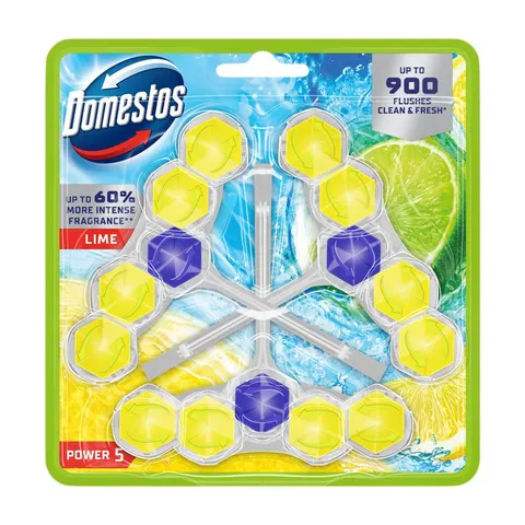 DOMESTOS KOSZYK DO WC 50GX3 POWER 5 LIME