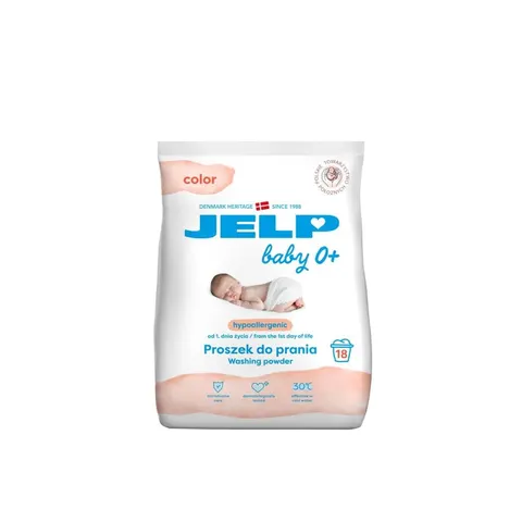 JELP BABY 0+ PROSZEK DO PRANIA 18P 1.35KG KOLOR