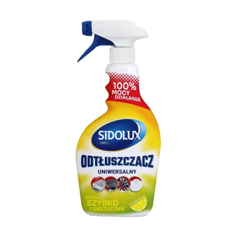 SIDOLUX PROFESSIONAL SPRAY DO CZYSZCZENIA 500ML UNIWERSALNY ODTŁUSZCZACZ