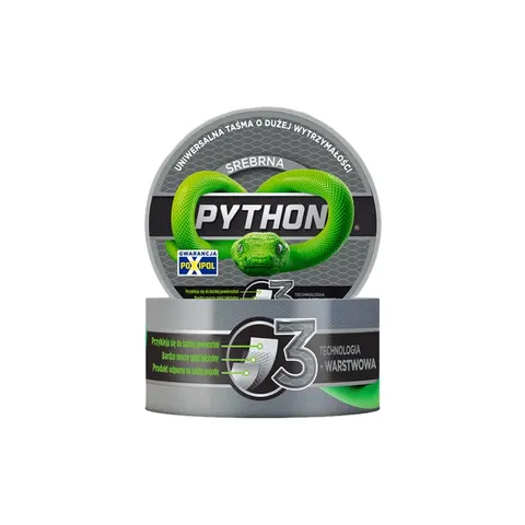PYTHON TAŚMA NAPRAWCZA SREBRNA 48MMX9M