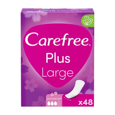 CAREFREE PLUS LARGE LIGHT SCENT