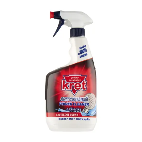 KRET SPRAY DO CZYSZCZENIA 620ML ŁAZIENKA ANTYKAMIEŃ