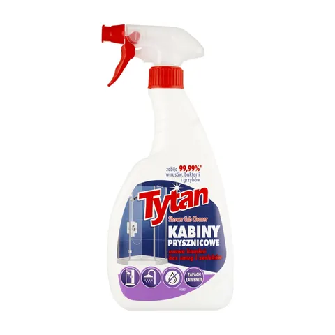 TYTAN SPRAY DO CZYSZCZENIA 500ML KABINY PRYSZNICOWE LAWENDA