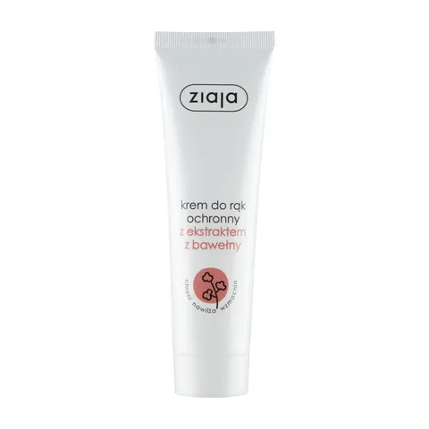 Ziaja krem do rąk ochronny z ekstraktem z bawełny, 100ml