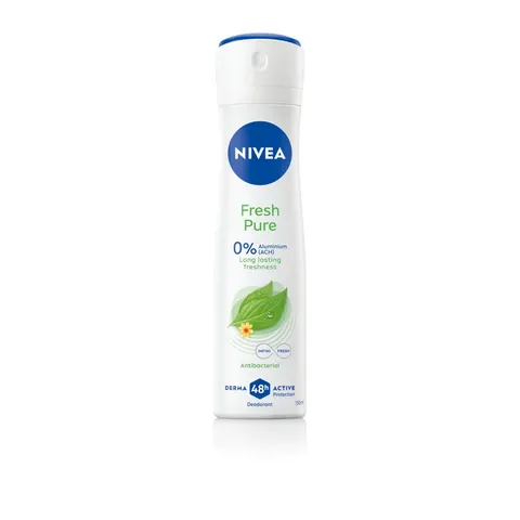NIVEA DEZODORANT WOMEN SPRAY 150ML FRESH PURE
