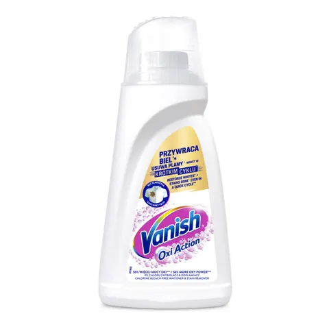 VANISH ODPLAMIACZ W ŻELU 1L OXI ACTION WHITE