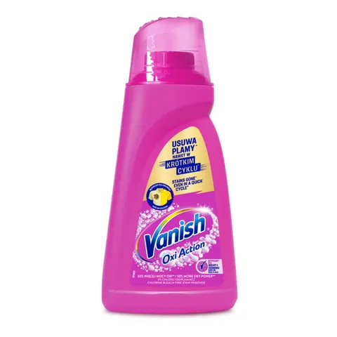 VANISH ODPLAMIACZ W ŻELU 1L OXI ACTION PINK