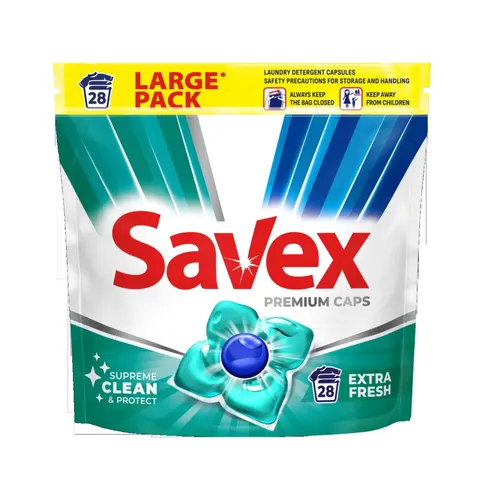 SAVEX KAPSUŁKI DO PRANIA 28 SZT. EXTRA FRESH