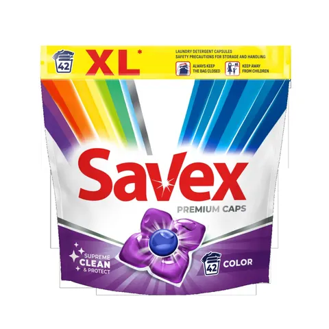 SAVEX KAPSUŁKI DO PRANIA 42 SZT. COLOR