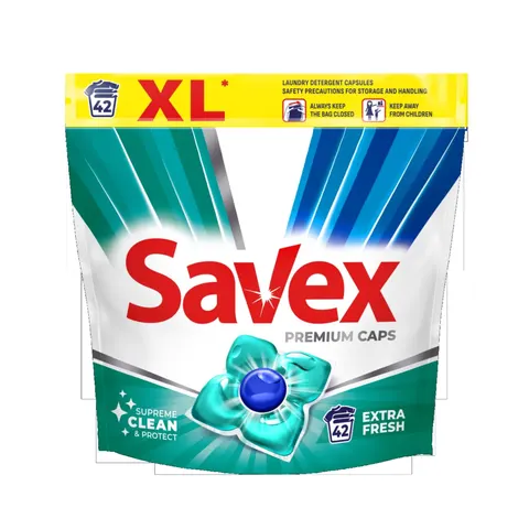 SAVEX KAPSUŁKI DO PRANIA 42 SZT. EXTRA FRESH