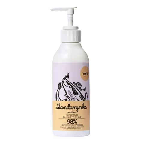 BALSAM DO CIAŁA MANDARYNKA MALINA 300ML YOPE
